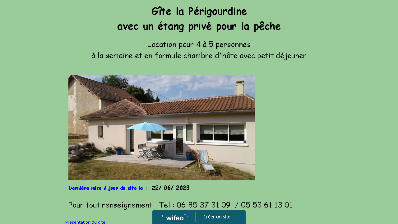 Capture d'écran de http://www.gite-dordogne-la-perigourdine.com/